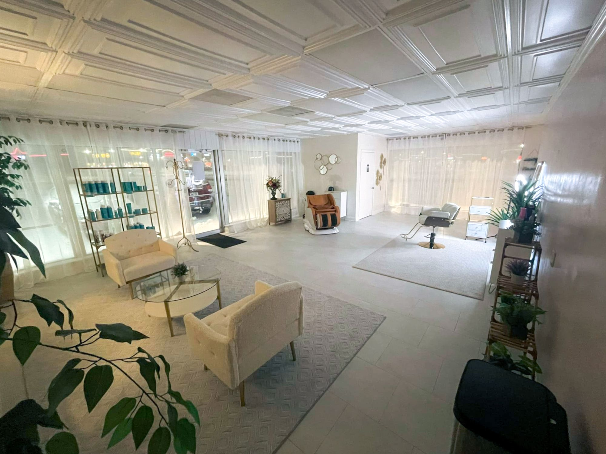 Urban Vintage Hair Studio interior in Cedar Rapids, Iowa